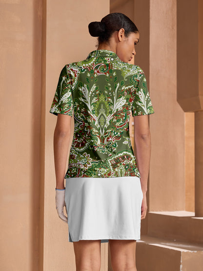 Pretty Feminine Polo Top UPF50+