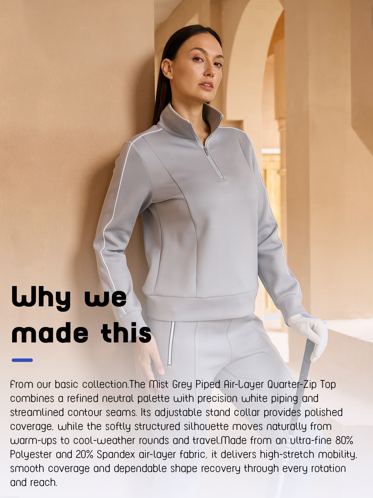More Than Basic Long Sleeve Trimmed Sweatshirt
