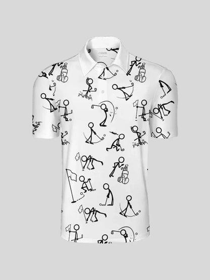 Herren Hyper-prep Polo Top UPF50+ golfbekleidung