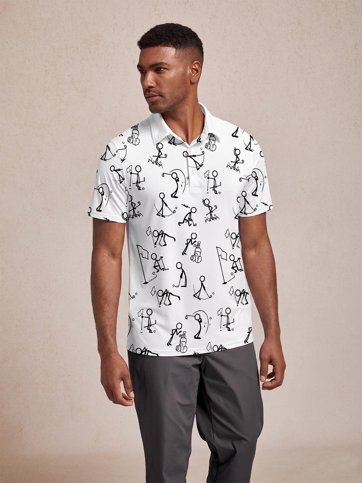 Herren Hyper-prep Polo Top UPF50+ golfbekleidung