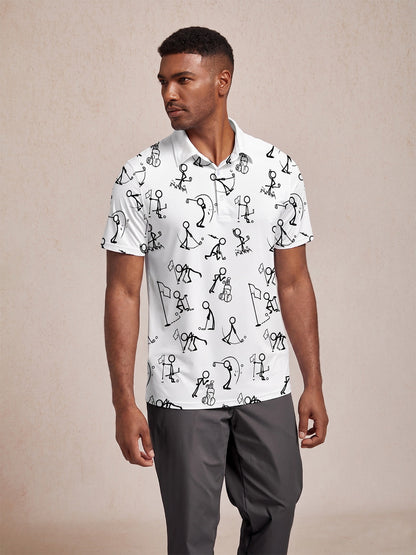 Herren Hyper-prep Polo Top UPF50+ golfbekleidung