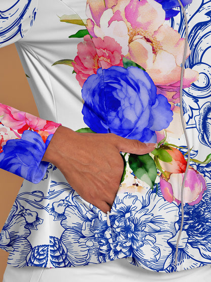 Botanical Energy Ruffle Golf Jacket Sun Protection