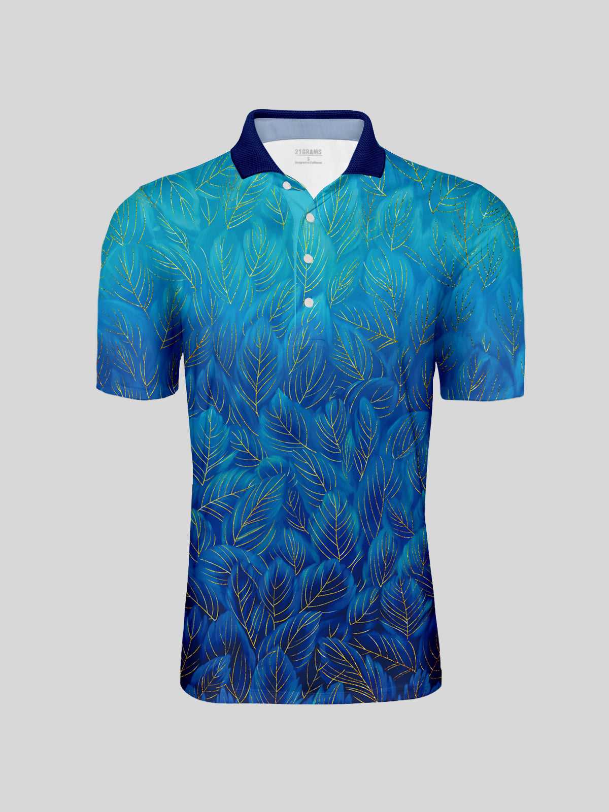 Polo uomo Playful Nautical con colletto a costine UPF50+