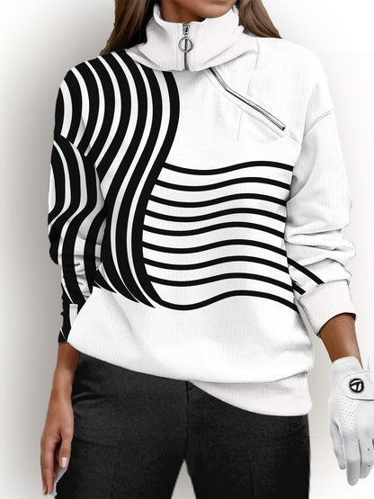 Playful Nautical Golf Sweatshirt