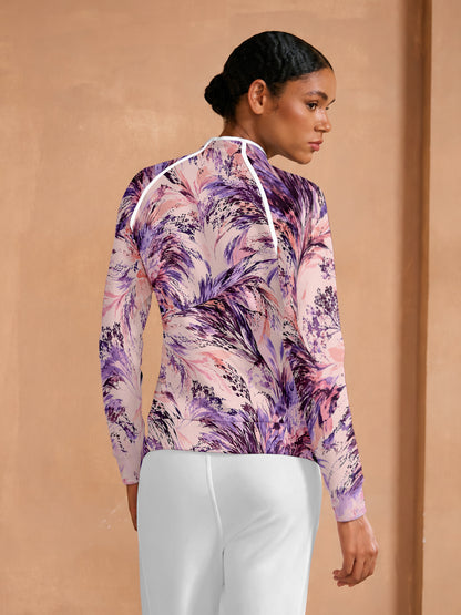 Botanical Energy Long Sleeve Trimmed Sweatshirt