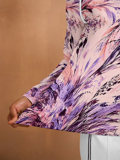Botanical Energy Long Sleeve Trimmed Sweatshirt