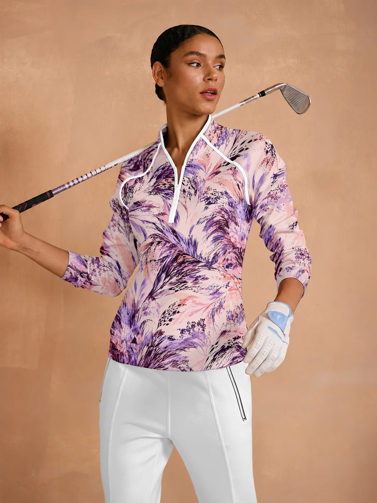 Botanical Energy Long Sleeve Trimmed Sweatshirt