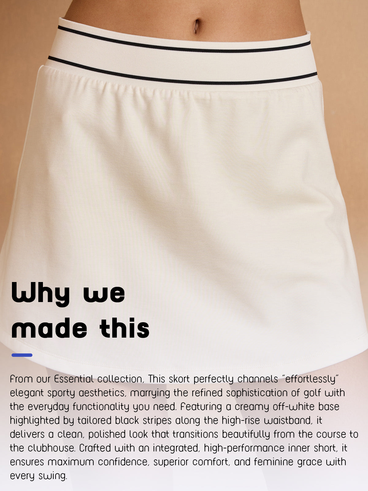 Navycore 13 Inch High Waist Skort