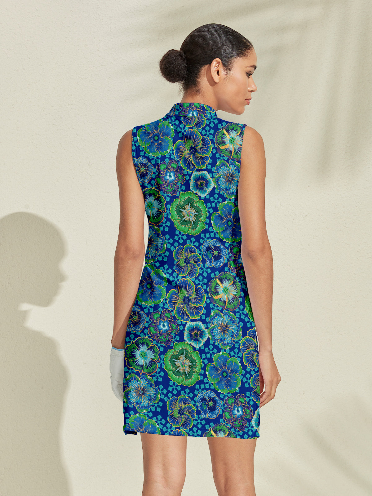Hyped-up Tropical Sleeveless 36.5 Inch Dress UPF50+