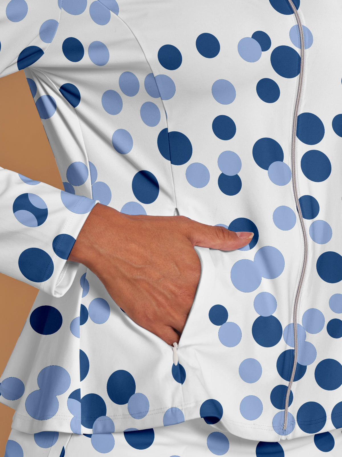 Hyper-prep Ruffle Golf Jacket Sun Protection