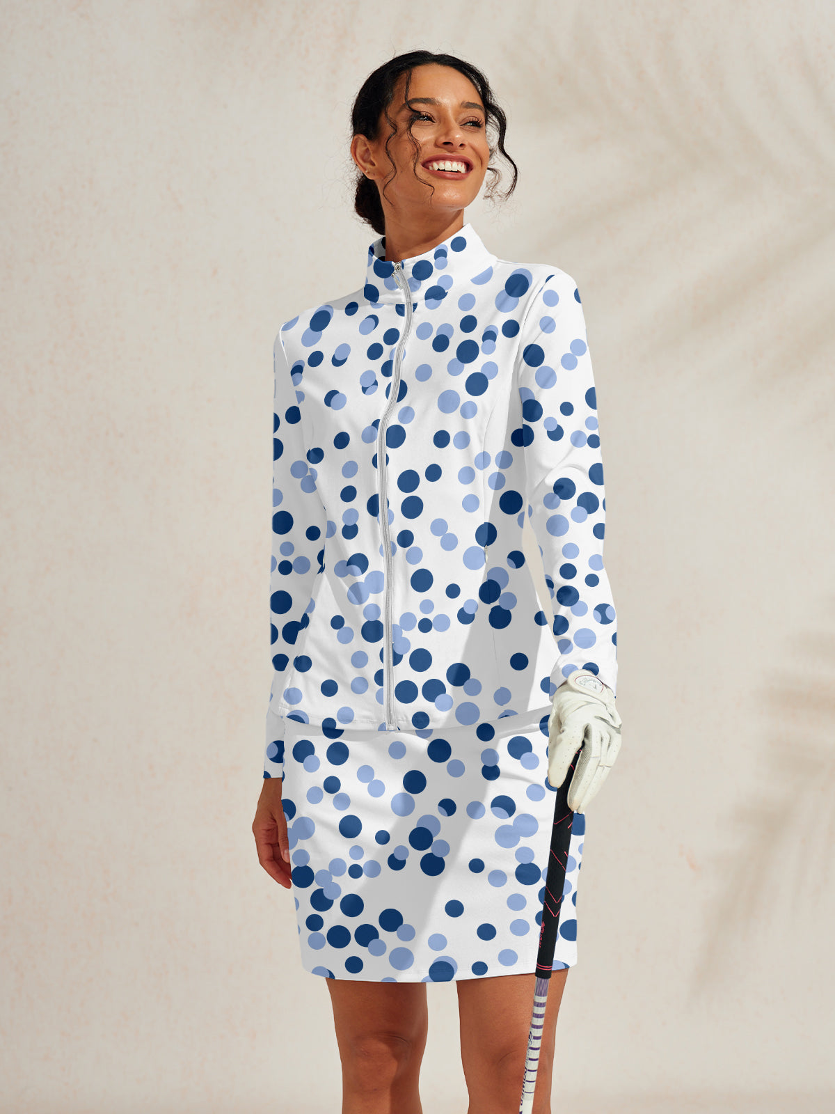 Hyper-prep Ruffle Golf Jacket Sun Protection
