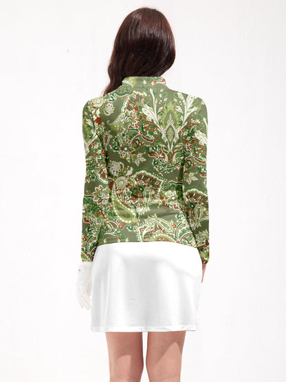 Pretty Feminine Golf Shirt Quarterzip UPF50+