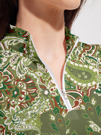 Pretty Feminine Golf Shirt Quarterzip UPF50+