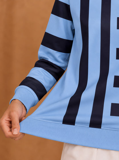 Playful Nautical Golf Sweatshirt