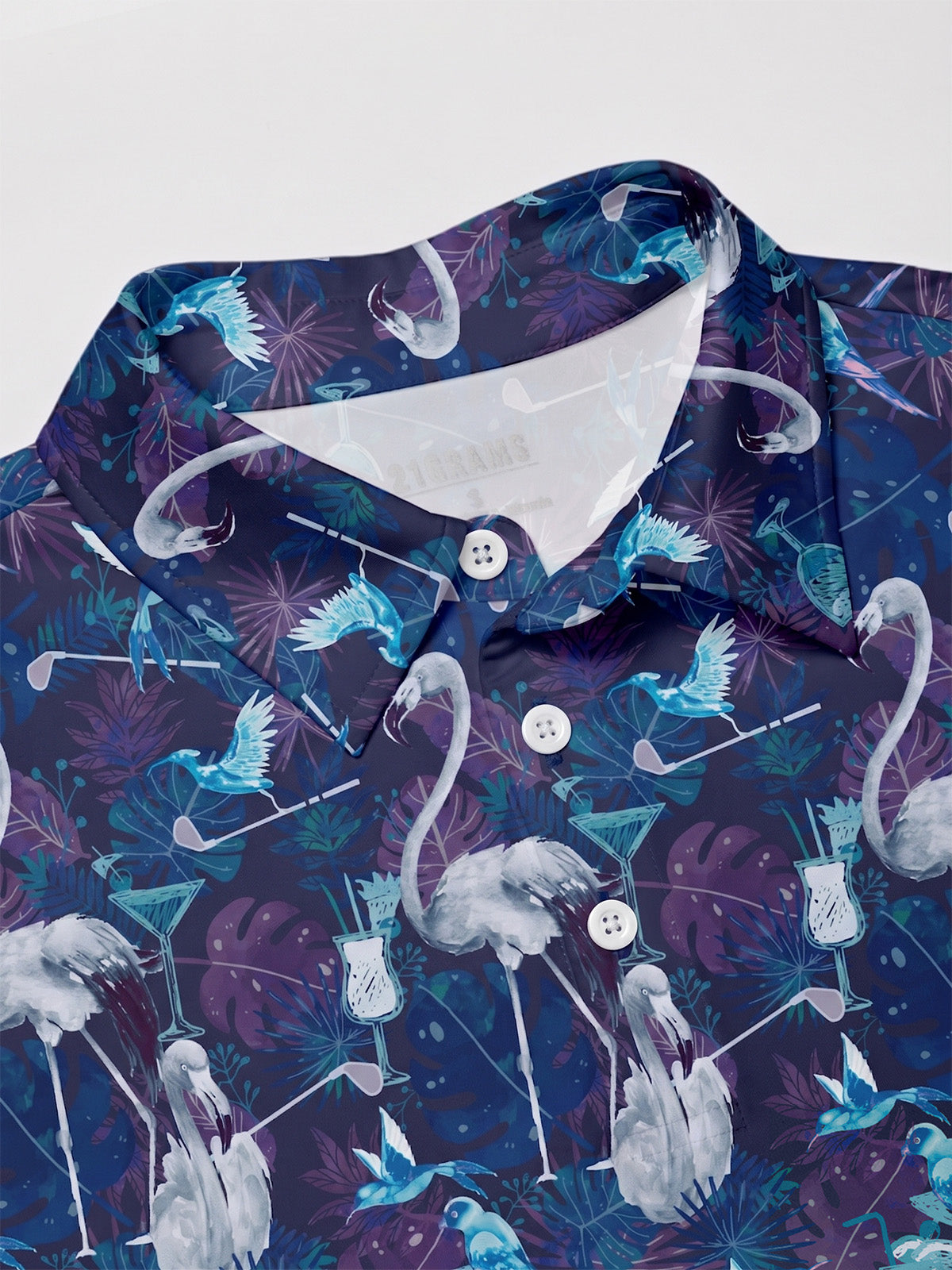 Wildlife Party Herren-Poloshirt LSF 50+