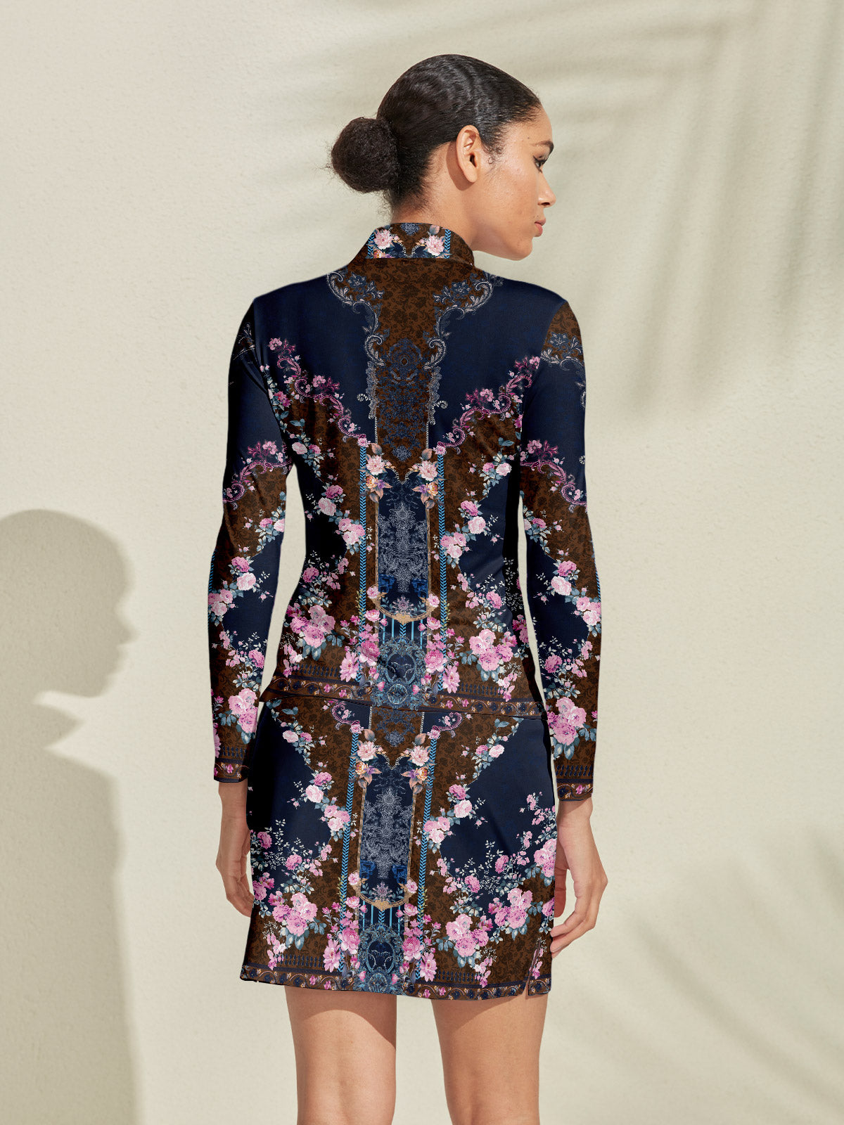 Pretty Feminine Silky Golf Shirt Quarterzip UPF50+