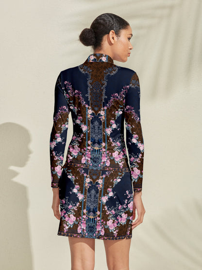 Pretty Feminine Silky Golf Shirt Quarterzip UPF50+