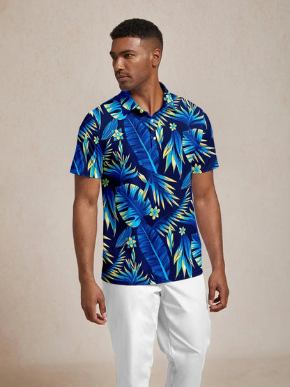 Botanical Energy Men's Polo Top UPF50+