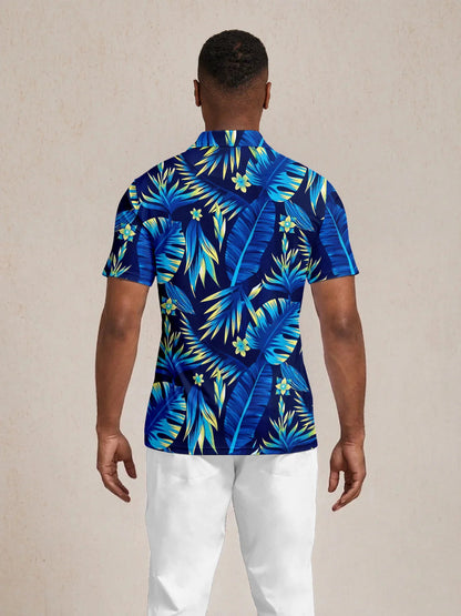 Botanical Energy Men's Polo Top UPF50+