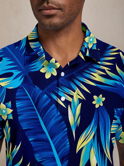 Botanical Energy Men's Polo Top UPF50+