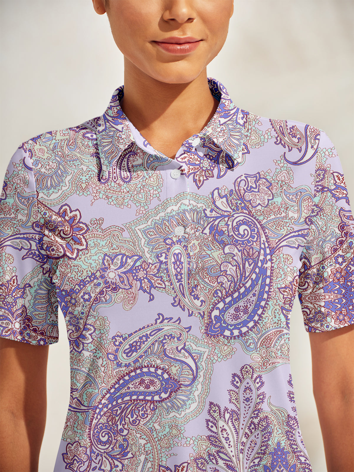 Hübsches feminines Polo-Top UPF50+