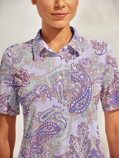 Hübsches feminines Polo-Top UPF50+