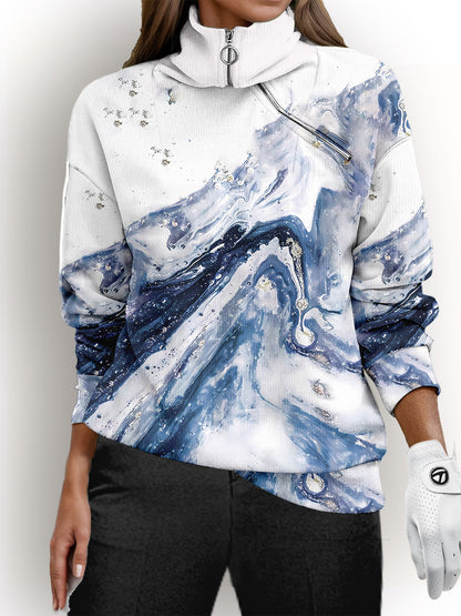 Sweatshirt Pull de Golf Femme