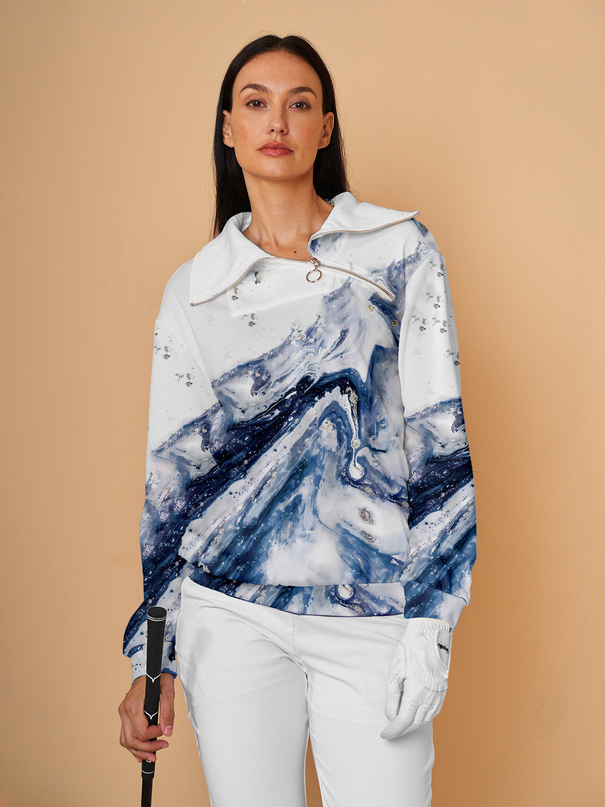 Sweatshirt Pull de Golf Femme