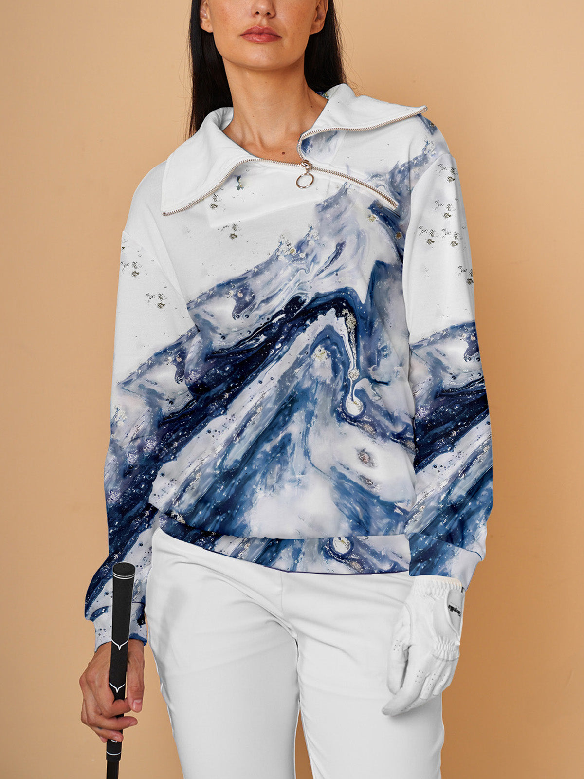 Sweatshirt Pull de Golf Femme