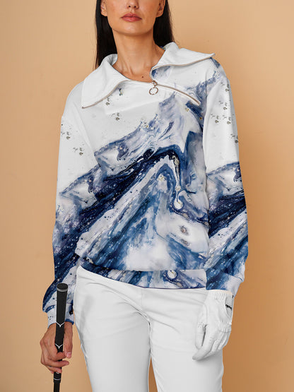 Sweatshirt Pull de Golf Femme