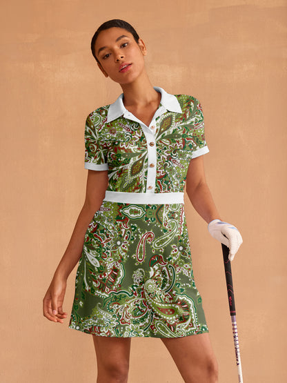 Pretty Feminine Short Sleeve A-Line 36.5 Inch Dress