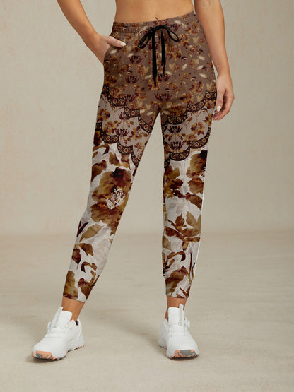 Botanical Energy Drawstring Ankle Sweatpants