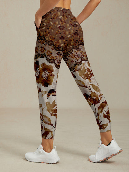 Botanical Energy Drawstring Ankle Sweatpants
