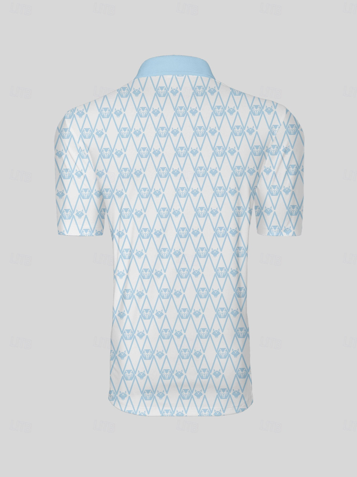 Polo da uomo con collo a coste Hyper-prep UPF50+