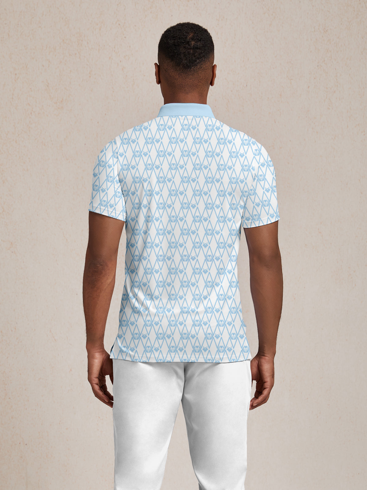 Polo da uomo con collo a coste Hyper-prep UPF50+