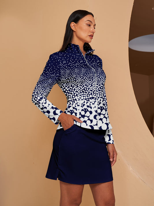 Hyper-Prep Ruffle Golfjacke mit Sonnenschutz
