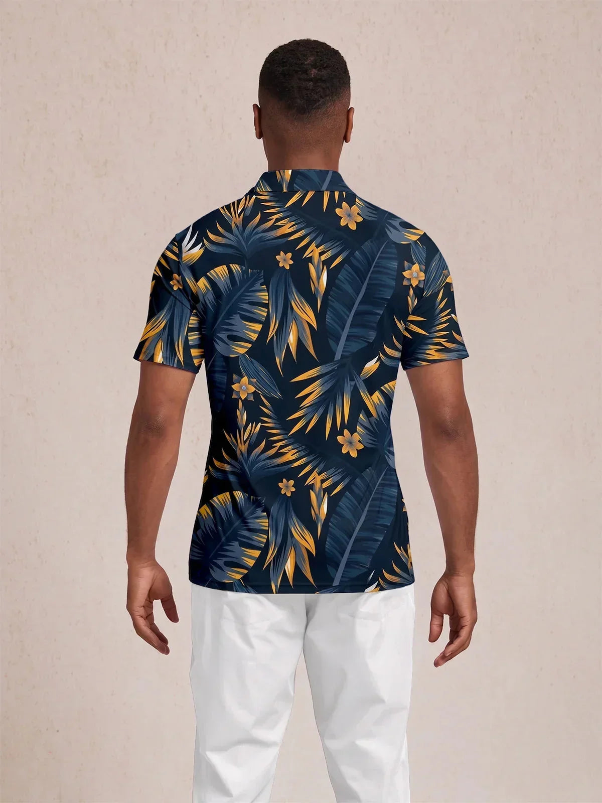 Botanical Energy Men's Polo Top UPF50+