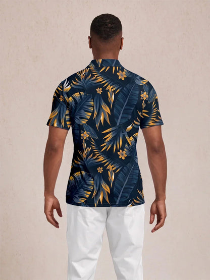Botanical Energy Men's Polo Top UPF50+