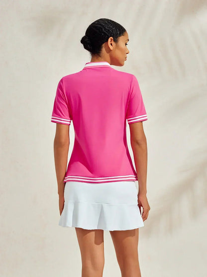 Navycore Short Sleeve Polo Top UPF50+