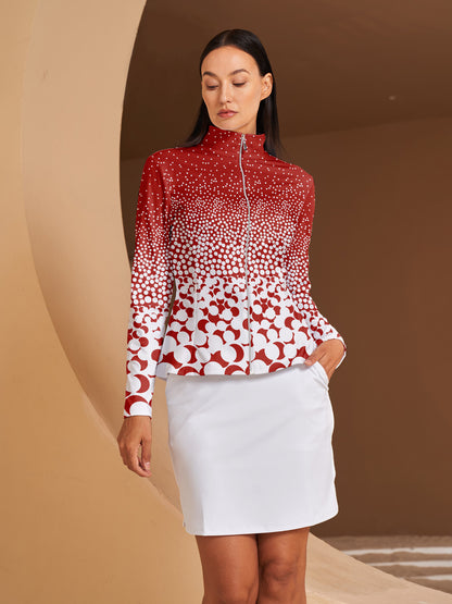 Hyper-prep Ruffle Golf Jacket Sun Protection
