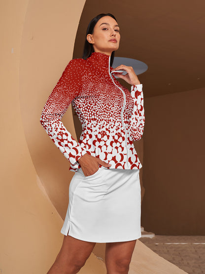 Hyper-prep Ruffle Golf Jacket Sun Protection