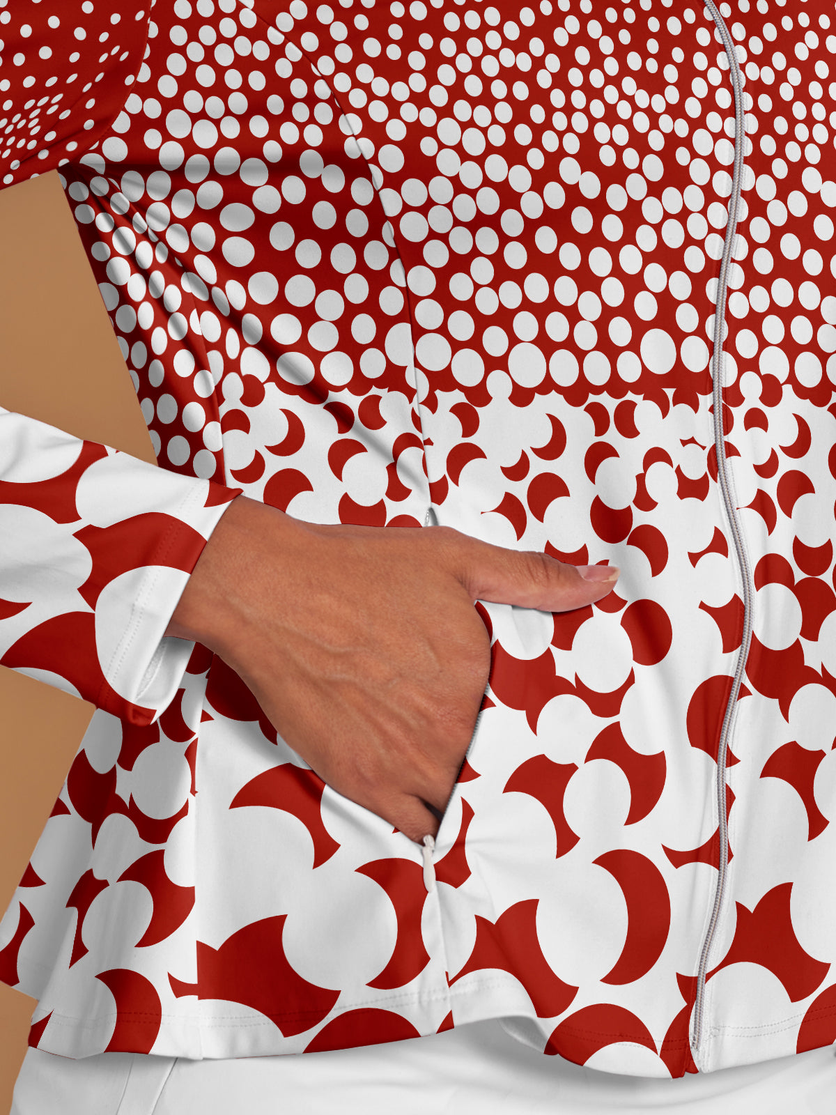 Hyper-prep Ruffle Golf Jacket Sun Protection