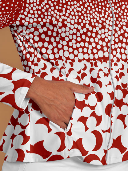Hyper-prep Ruffle Golf Jacket Sun Protection