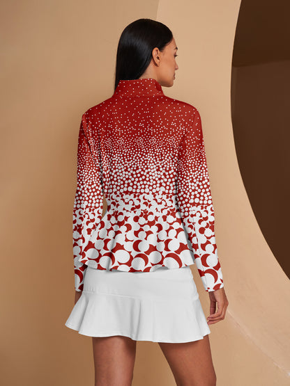 Hyper-prep Ruffle Golf Jacket Sun Protection