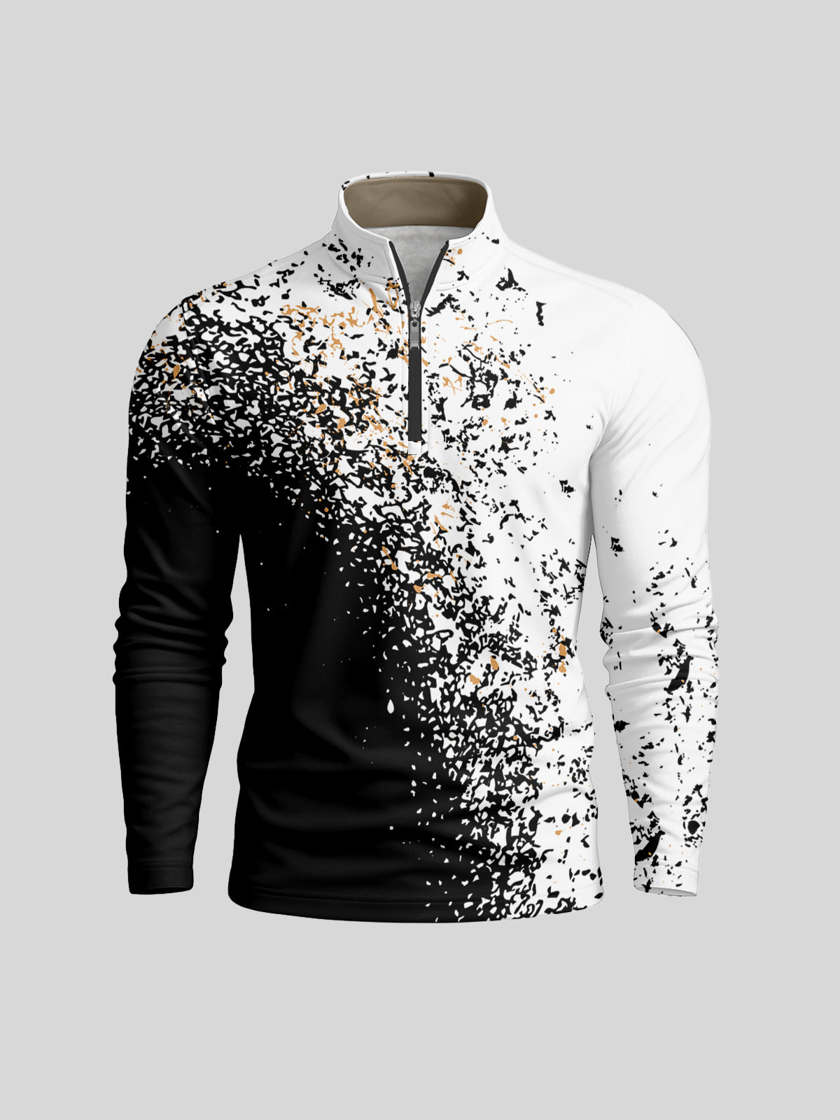 Inked Skins Men's Golf Shirt Quarterzip UPF50+