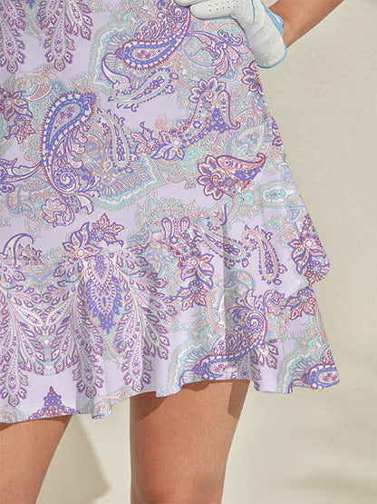 Pretty Feminine Ruffle 35.5 Inch Dress For Golf Pickleball & Tennis