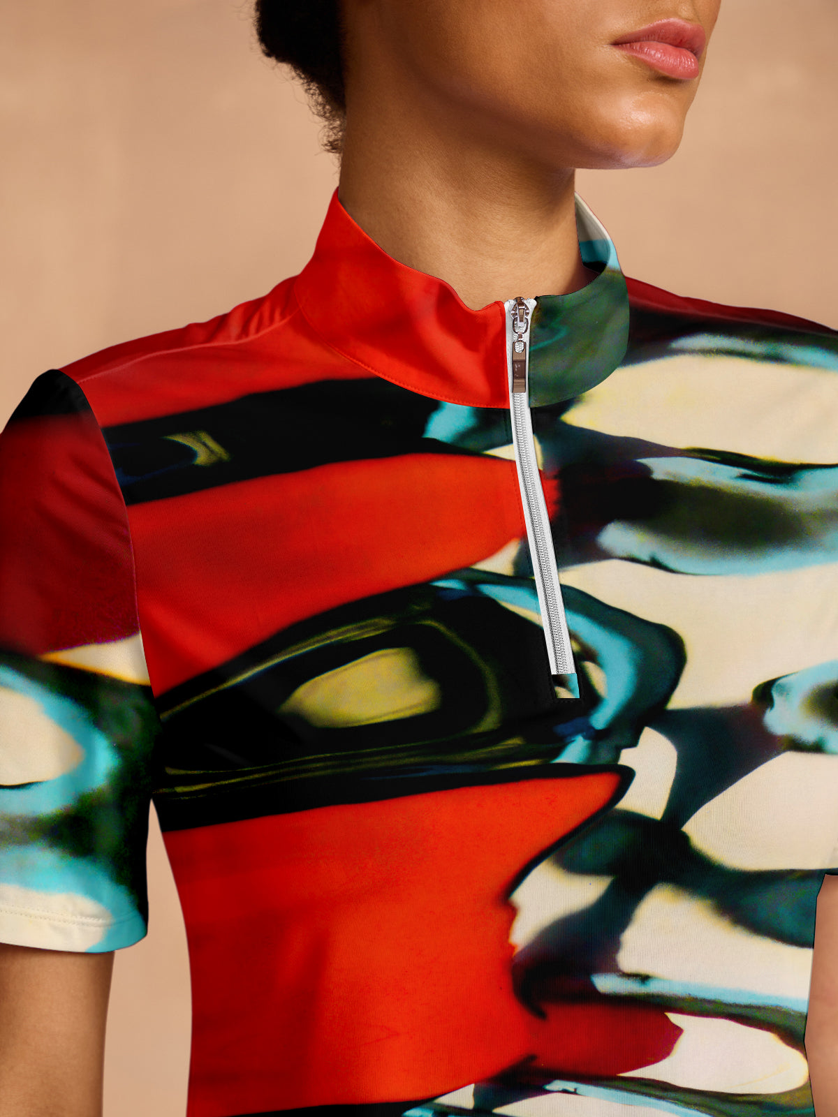 Inked Skins Golf Shirt Quarterzip UPF50+