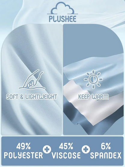 More Than Basic Pantalones Tobilleros con Bolsillo y Cremallera Elásticos