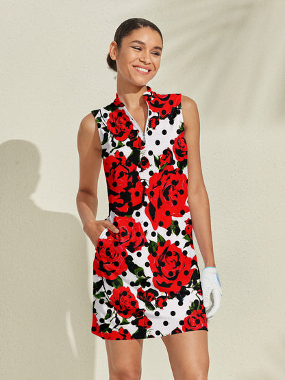 Botanical Energy Sleeveless 36.5 Inch Dress UPF50+