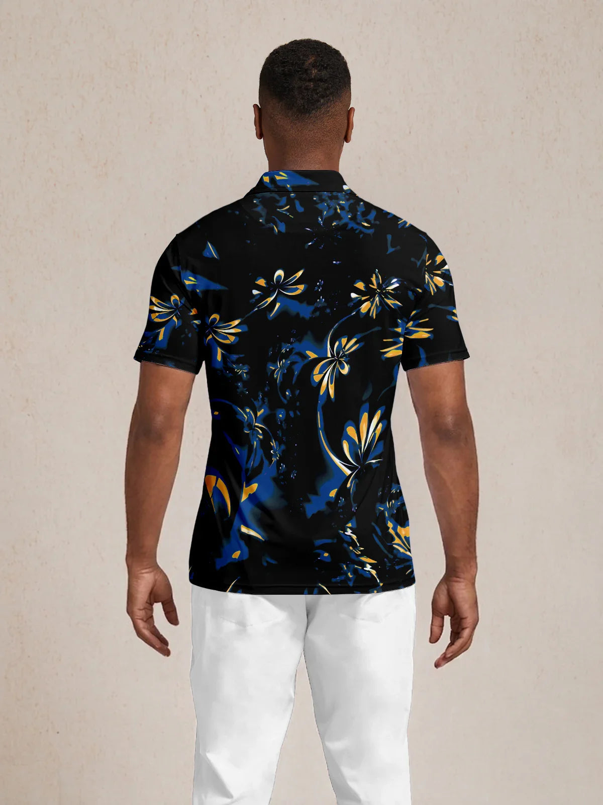 Botanical Energy Men's Polo Top UPF50+